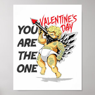 Tattoo Angel Love, Girlfriend, Wedding Anniversary Poster