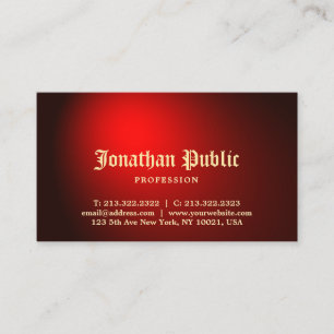 Tattoo Art Artist Tattooist Stylish Red Plain Business Card