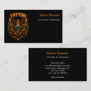 Tattoo artist  business card