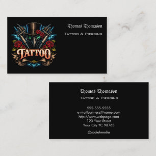 Tattoo artist  business card