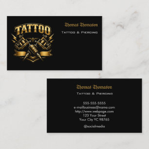 Tattoo artist  business card