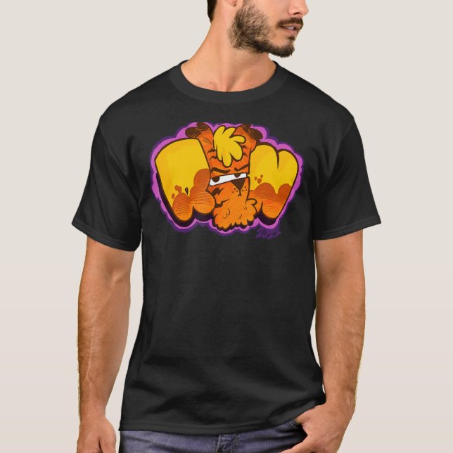 Tattoo Artist Ron Rich Before Crayons Graffiti T-Shirt (Front)