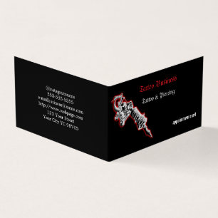 Tattoo artist salon  Appointment Business Card