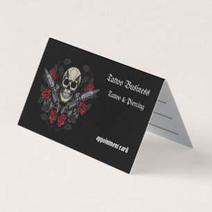 Tattoo artist salon  Appointment Business Card