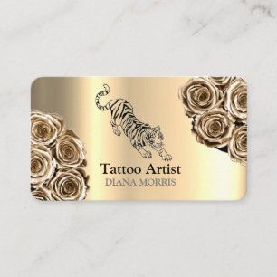 Tattoo Artist Salon Business Card
