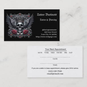 Tattoo artist salon Business Card