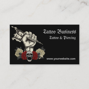 Tattoo artist salon  Business Card
