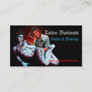 Tattoo artist salon  Business Card