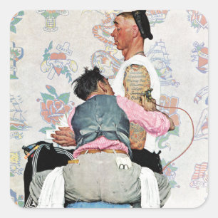 Tattoo Artist Square Sticker