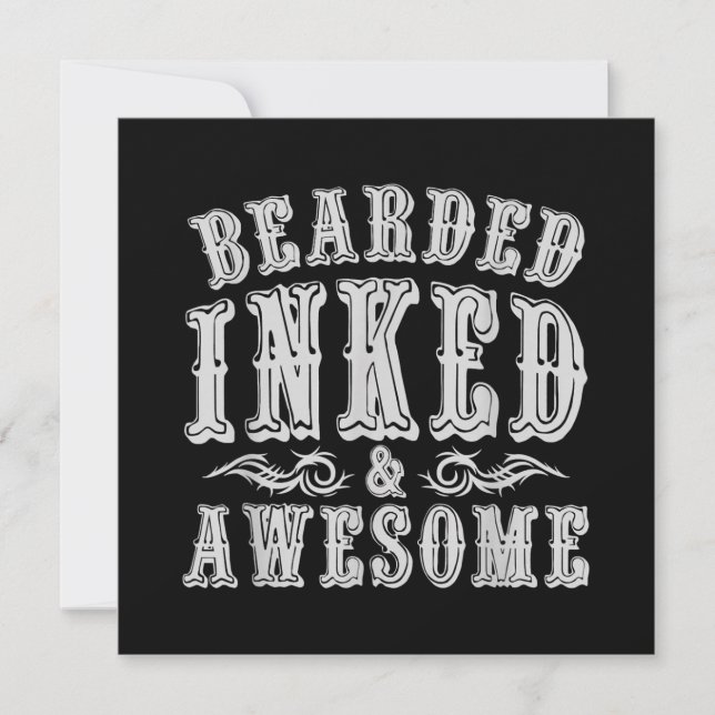 Tattoo Artist Tatted Tattooist Gift Idea Tattoo Holiday Card (Front)