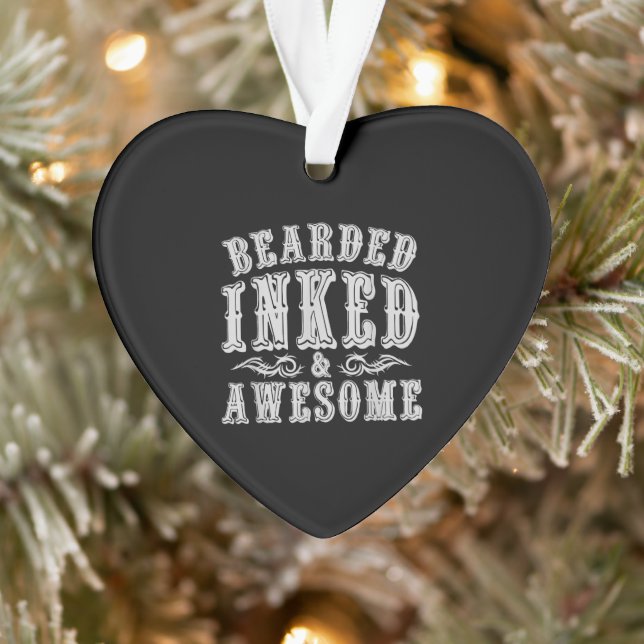 Tattoo Artist Tatted Tattooist Gift Idea Tattoo Ornament (Tree)