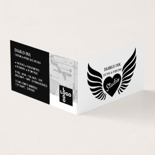 Tattoo & Body Piercing Studio, Appointment Business Card