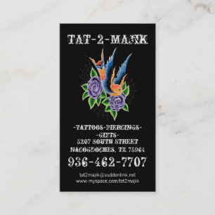 Tattoo Business Card