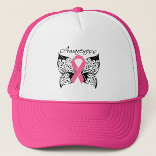 Tattoo Butterfly Awareness - Breast Cancer Trucker Hat