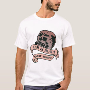 tattoo crane_tede_mort_fear_is_death_every_mome T-Shirt