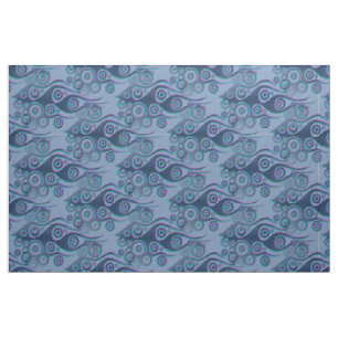 Tattoo flames & circles pattern + your backgr. fabric