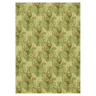 Tattoo flames & circles pattern + your backgr. tablecloth