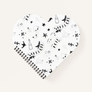 Tattoo Flash Hope Stickers Notebook