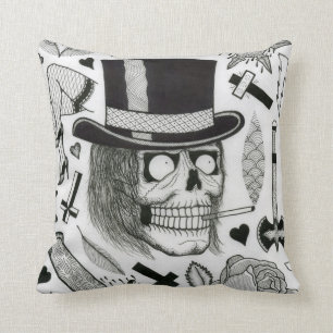 tattoo flash pillow