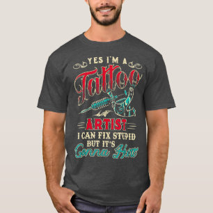 Tattoo for a Lover of Ink and Tattoo Artist 3 T-Shirt