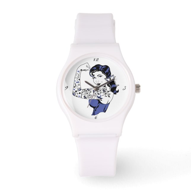Tattoo Girl Arm Up Thunder_Cove Watch (Front)