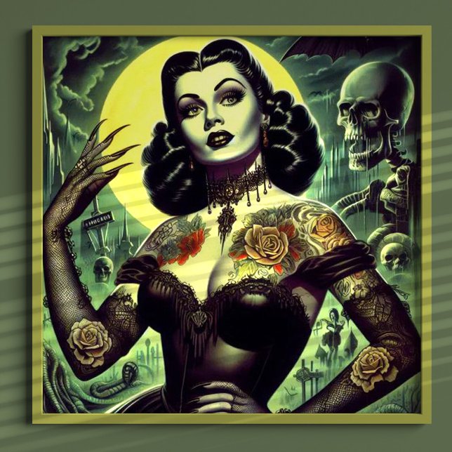 Tattoo Goth Woman Poster (Creator Uploaded)