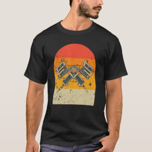 Tattoo Guns Vintage Inked Funny Tattoo Artist T-Shirt