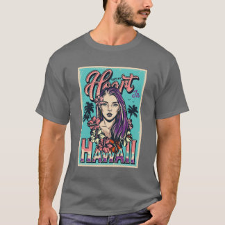 Tattoo Haiwaii Heart T-Shirt