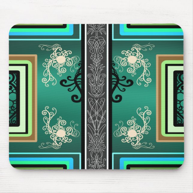Tattoo Jade Design Mouse Mat (Front)