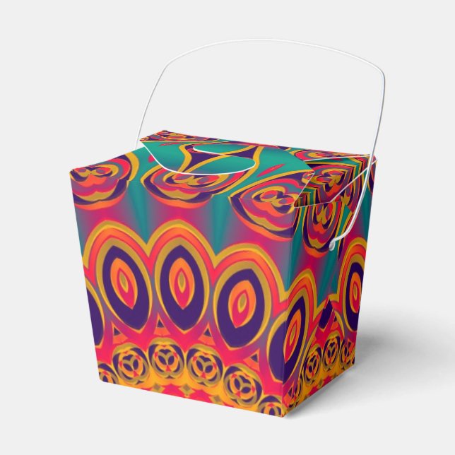 Tattoo Kaleidoscope Fractal Favour Box (Front Side)