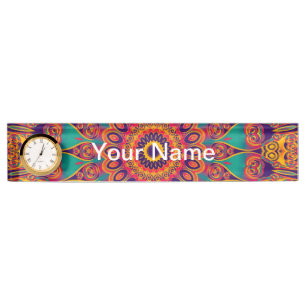 Tattoo Kaleidoscope Fractal Nameplate