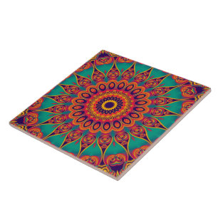 Tattoo Kaleidoscope Fractal Tile