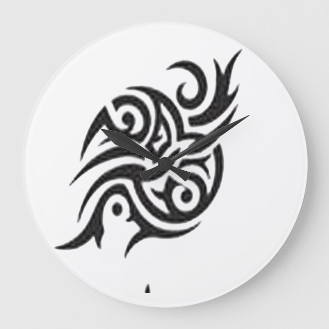 Tattoo Large Clock (Front)