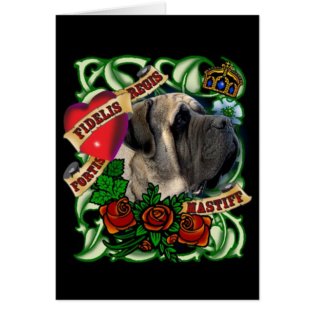 Tattoo Mastiff Card (Front)