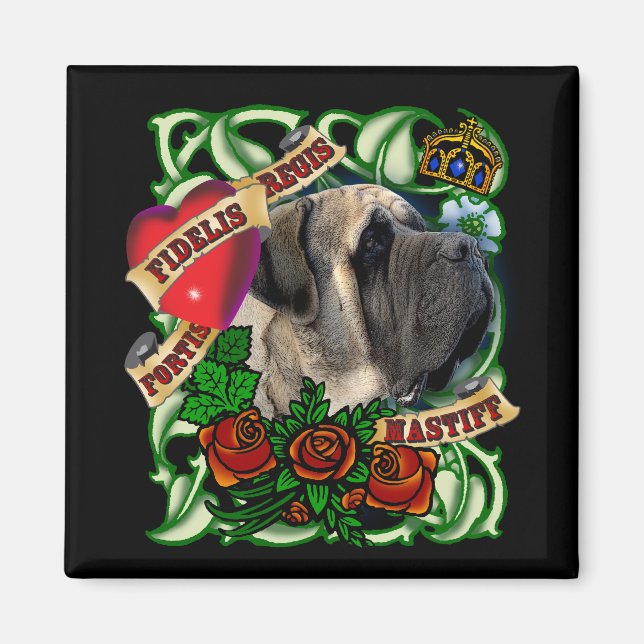 Tattoo Mastiff Magnet (Front)