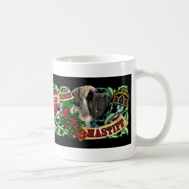 Tattoo Mastiff Mug (Right)