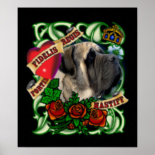 Tattoo Mastiff Poster