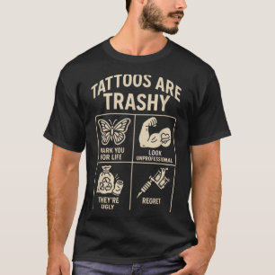 Tattoo Meme Humor Icons Trashy Tatto Parody Tattoo T-Shirt