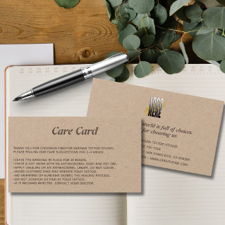 Tattoo Microblading Aftercare Instructions Kraft