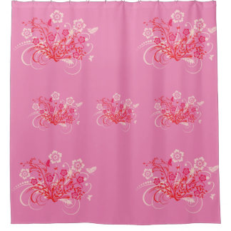 Tattoo of Flowers - Shower Curtain