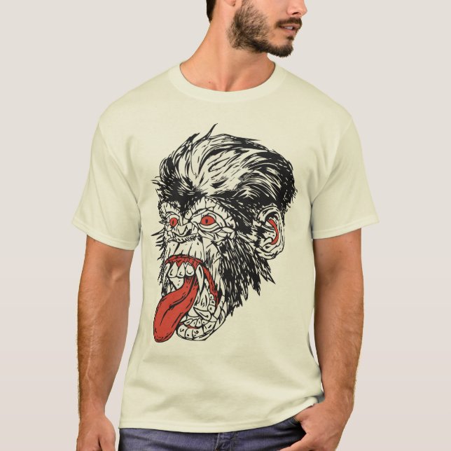 tattoo old school gorilla T-Shirt (Front)