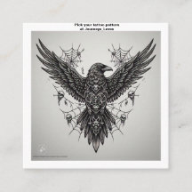 Tattoo Pattern Business Card