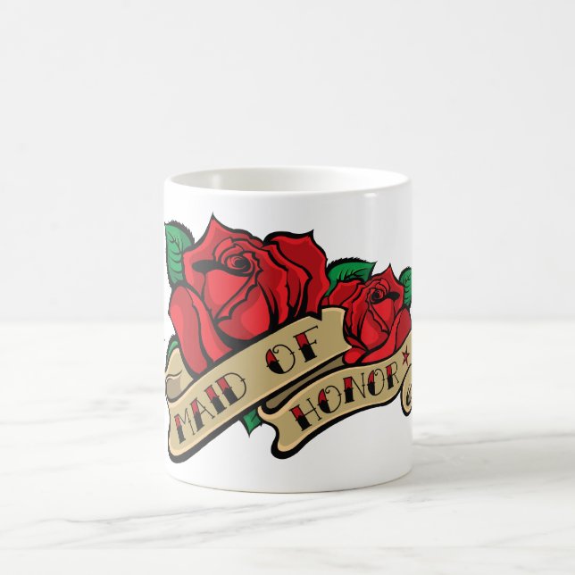 Tattoo Rose Maid Of Honour Mug (Center)