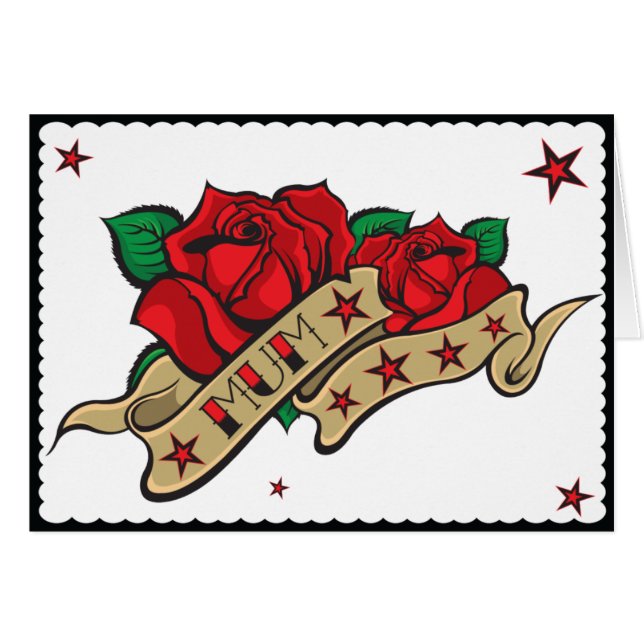 Tattoo Rose Mum (Front Horizontal)