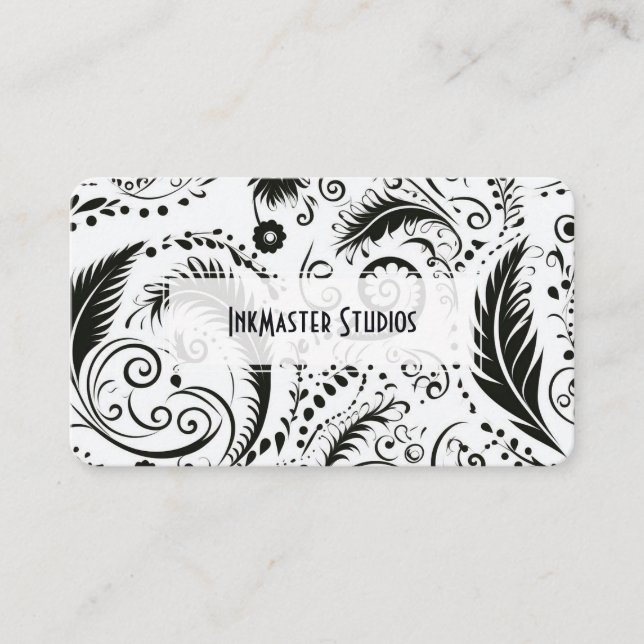 Tattoo Shop Business Card (Front)