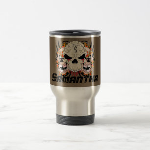 Tattoo Skull 15 oz. Stainless steel Travel Mug Cup