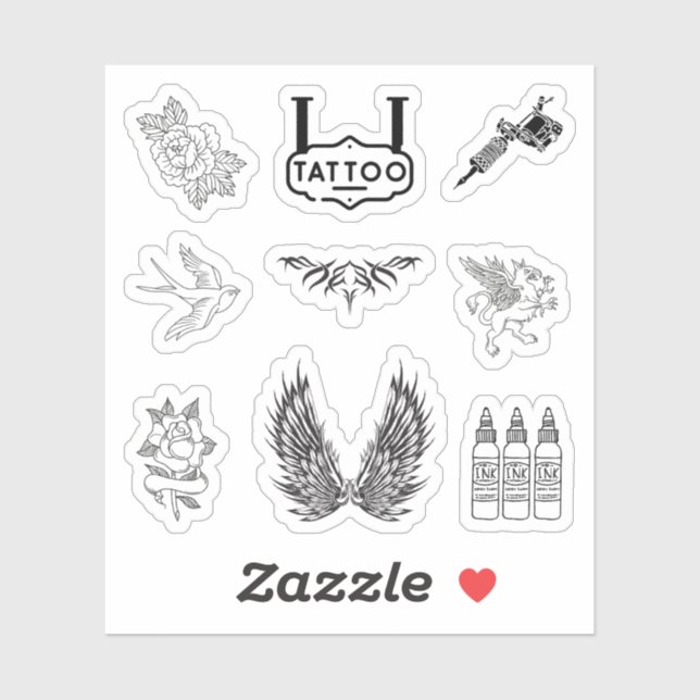 Tattoo Stickers (Sheet)