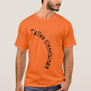 Tattoo Street-wear Skull font text T-Shirt