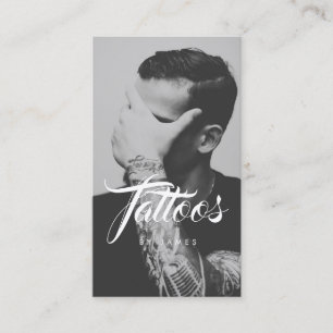 Tattoo Studio Tattoo Artist Photo Business Card