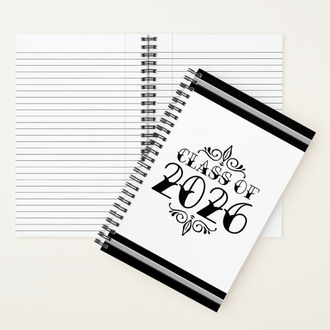 Tattoo-Style Class of 2026 Graduation Notebook (Inside)